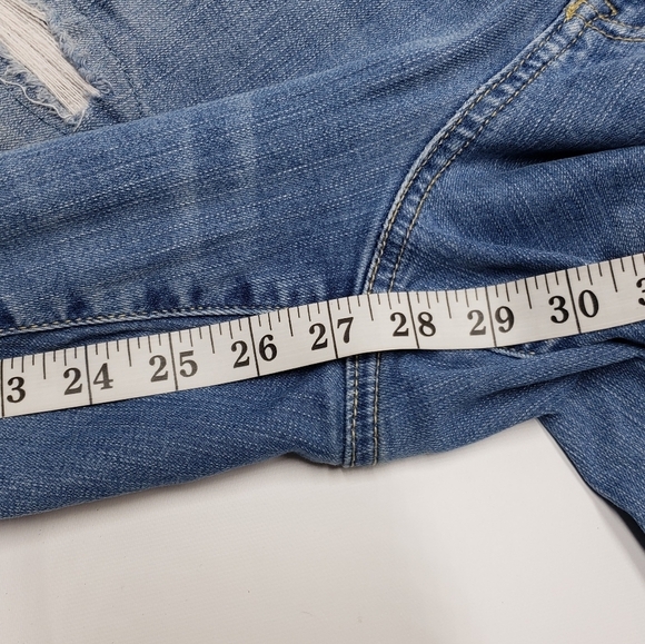 Torrid Crop Boyfriend Straight Stretch Mid-Rise Jean Cropped Size 20R - Picture 10 of 15